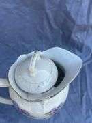 Floral Decorative Pitcher with Lid