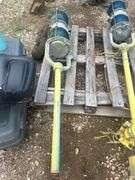 Pair of Hazard Electromatic Corp. Lights, Approx. 63 Inches