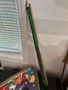 Billiard Pool Set with Shot Glasses, Rack, and Cue Stick