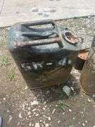 Pair of Metal Fuel Cans with Mounting Brackets