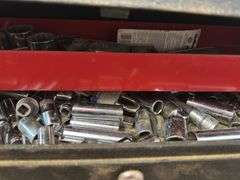 Craftsman Tool Box with Spray Gun and Coleman Sportcat