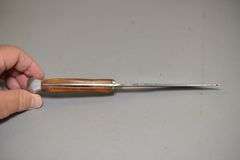 Case XX Model 523-5 Hunting Knife With Leather Sheath,