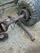 Set of Four Large Truck Wheels & Axles