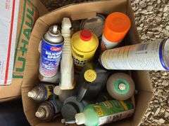 Assorted Cleaning Supplies and Chemicals
