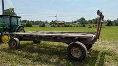 WAGON W/ JOHN DEERE RUNNING GEAR