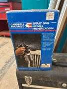 Craftsman Tool Box with Spray Gun and Coleman Sportcat