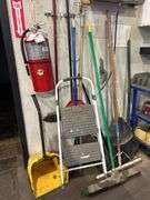 Cosco Step Ladder and Assorted Yard Tools
