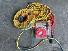 Extension Cord Reel with Cords & Multi-Use Transfer Pump