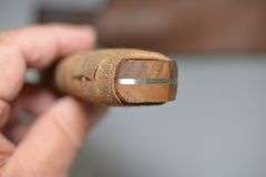 Custom Throwing Knife & Leather Sheath,