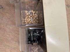 Organizer with Dowels, Fasteners, and Hardware