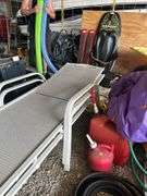 Lawn Lounger and Blue Foam Board