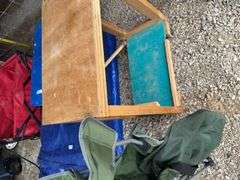 Adventuridge Camping Chair & Small Wooden Table