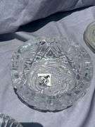 Collection of 5 Glass Ashtrays