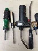 Box of Screwdrivers and Torch Set