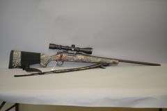 Remington Model 700 Bolt Action Camo Rifle In .243 WIN Caliber,