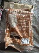 Paver Sand, Base Materials, Rubber Sheet, and Hardware