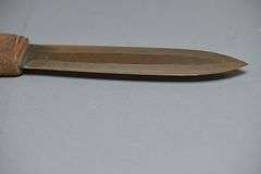 Custom Throwing Knife & Leather Sheath,