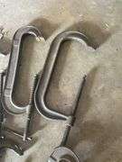 6 Metal C-Clamps