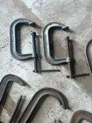 Group of C Clamps - Assorted Sizes