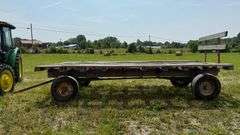 WAGON W/ JOHN DEERE RUNNING GEAR