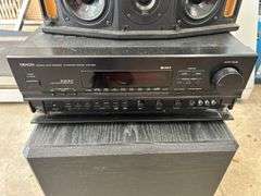 Denon AVR-2500 Receiver, Speaker, and Paradigm Subwoofer