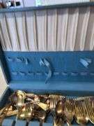 Silverplate Flatware Set with Case