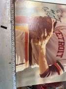 Kirk Gibson Signed Photo and Detroit Free Press "Grand Finale" Newspaper