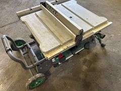Metabo HPT Table Saw with Rolling Stand