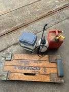 Cornwell Creeper, Gas Can, and Sprayer