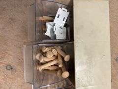 Organizer with Dowels, Fasteners, and Hardware