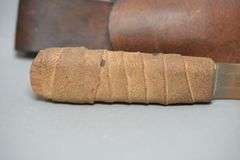 Custom Throwing Knife & Leather Sheath,