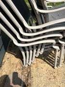 Set of Six Outdoor Patio Armchairs