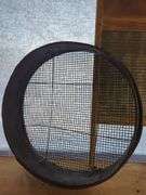 Wooden Wash Washboard and Mesh Sieve