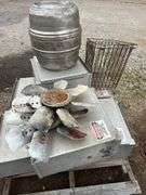 Metal Keg and Electrical Boxes