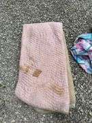 Assorted Household Linens, Towels, and Clothing Hangers