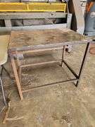 Heavy Duty Metal Shop Table