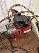 Shop Tool and Equipment Assortment with Rolling Drum