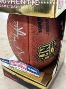 Lem Barney Detroit Lions Signed NFL Football