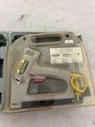 Two Nail/Staple Guns - Pneumatic Nailer and Stanley TRE500 Electric Stapler