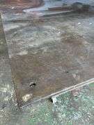 Heavy Duty Steel Work Table on Casters