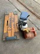 Cornwell Creeper, Gas Can, and Sprayer