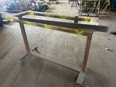 Metal Work Table with Accessories