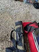 Two Golf Bags with Golf Balls