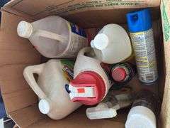 Assorted Cleaning Supplies and Chemicals