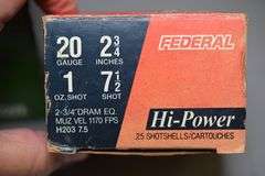 2 Full Boxes Of 20 Guage Shotgun Shells,