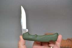 Case XX Blackhorn 3.5 Lock Blade Knife & Curved Hemostatic Locking Forceps With Leather Case,