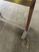 Metal Work Table with Accessories