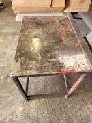 Heavy Duty Metal Shop Table
