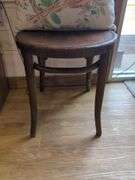 Bentwood Chair with Bird Pillow