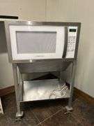 Farberware Microwave Oven on Wheeled Stand